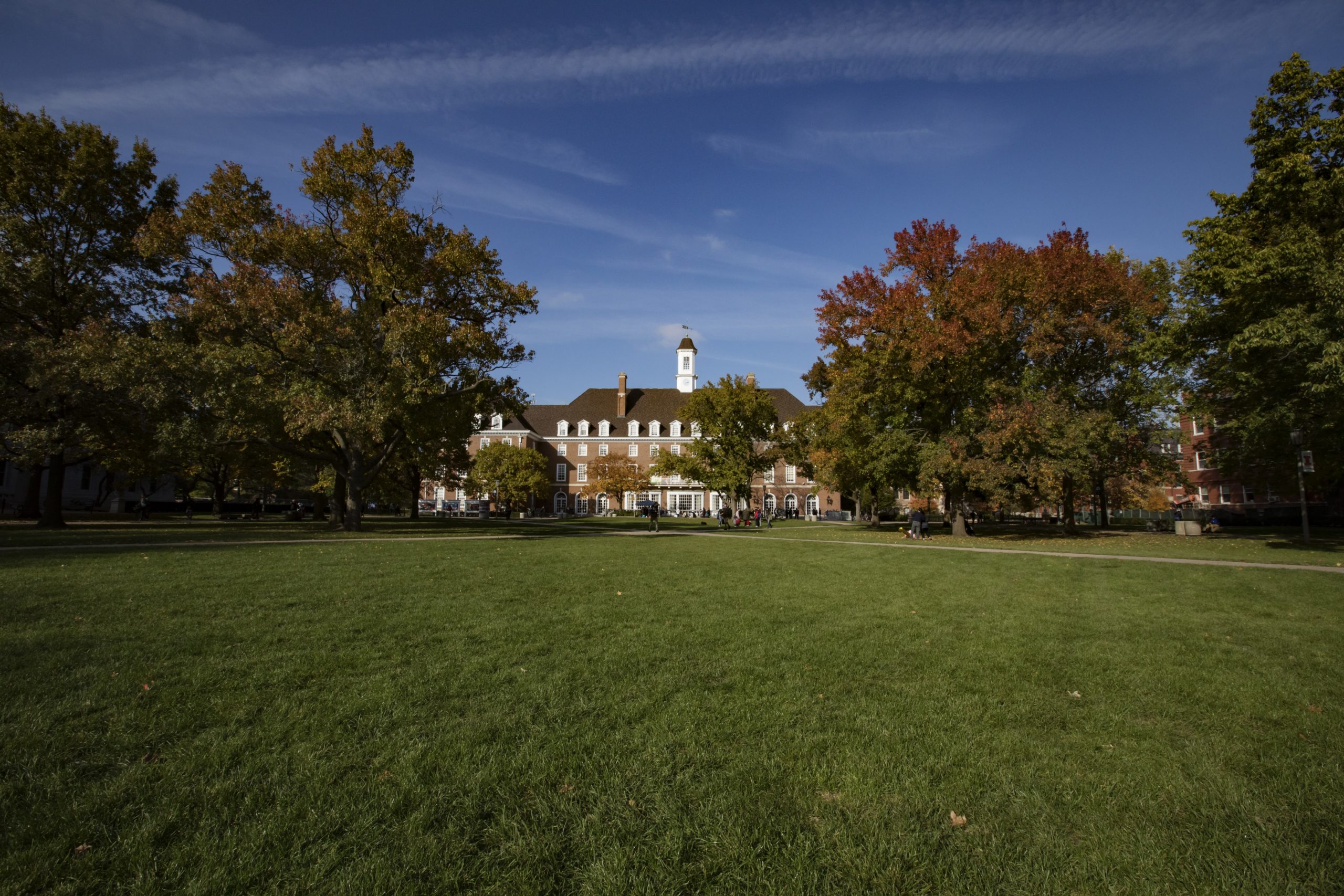 The Illini Union on a fall afternoon.