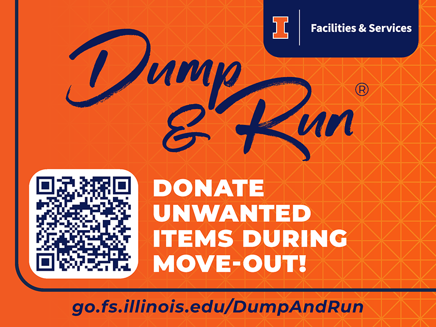 Dump and Run - donate unwanted items during move-out