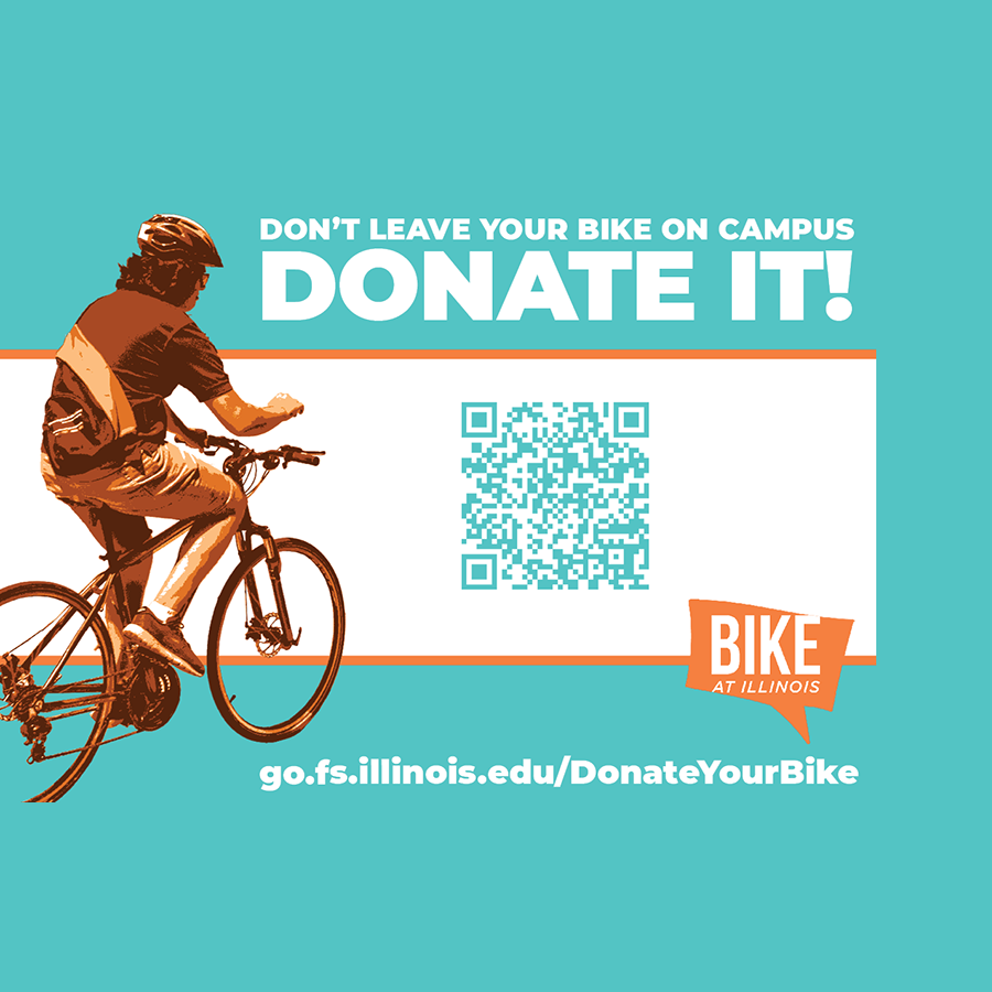 Don't Leave Your Bike on Campus - Donate it!