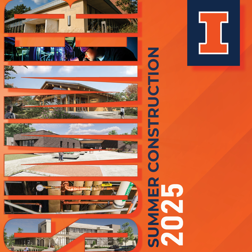 Summer Construction 2025 (The word Summer shows different project images in each specific letter)