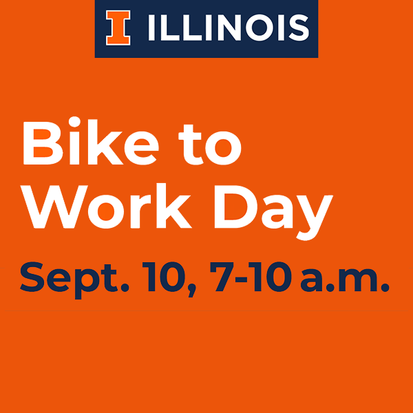 Bike to Work Day - Sept. 10 from 7 to 10 a.m.