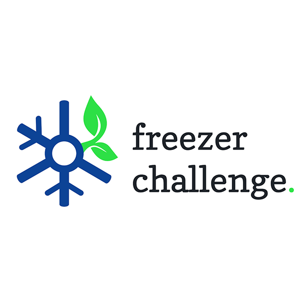 International Laboratory Freezer Challenge logo that shows a snowflake/freezer system with a plant stem growing out of it