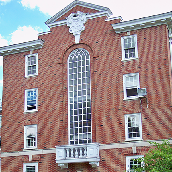 Facade of the Lincoln Avenue Residence Halls